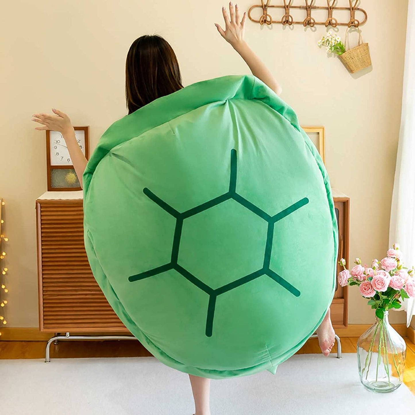 Green Wearable Turtle Shell Pillows